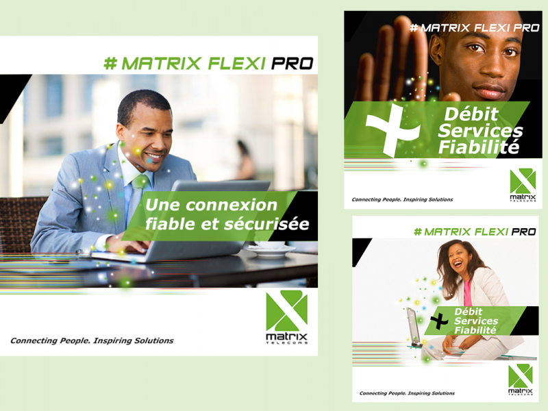 Campagne publicitaire Matrix flexi pro