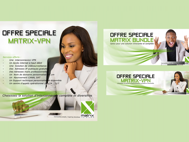 Campagne publicitaire Matrix VPN